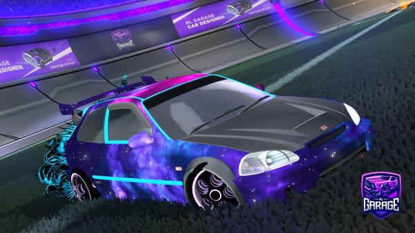A Rocket League car design from artinus