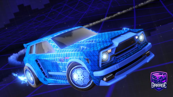 A Rocket League car design from Illusionist07