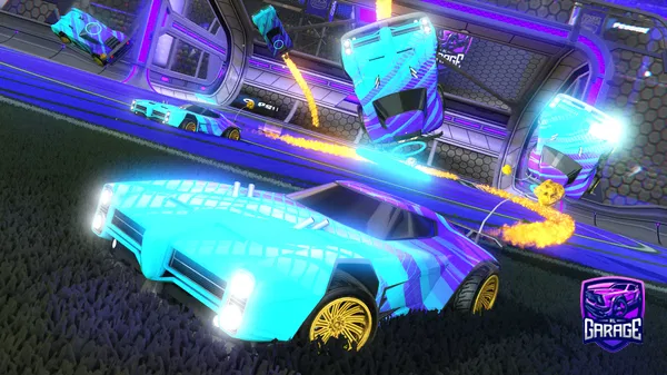 A Rocket League car design from Myriad_Chit0