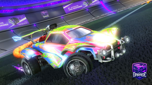 A Rocket League car design from Pr1sm_Jr