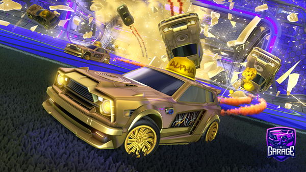 A Rocket League car design from D4RKNinjaCat