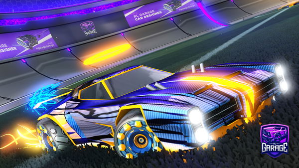 A Rocket League car design from Synxty