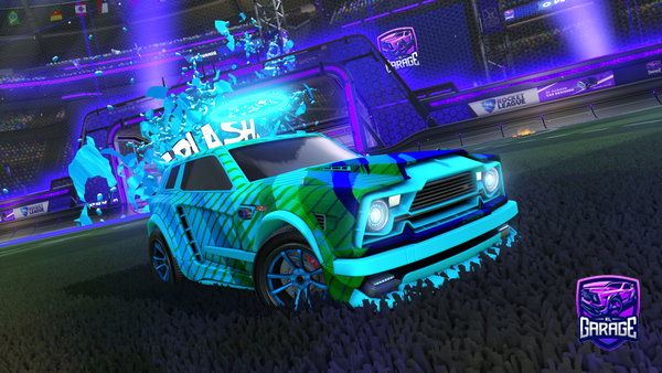 A Rocket League car design from kxvz