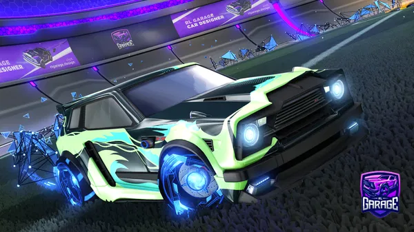 A Rocket League car design from wataya