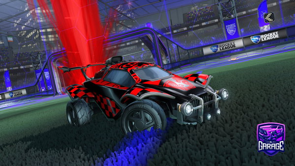 A Rocket League car design from Delo152