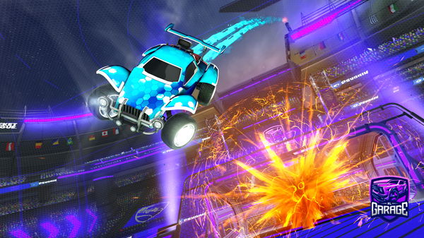 A Rocket League car design from BigTurbulance