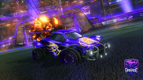 A Rocket League car design from lNuxty