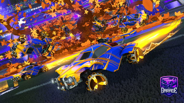 A Rocket League car design from FireWolFF