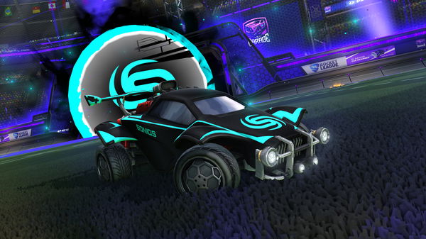 A Rocket League car design from Mallart