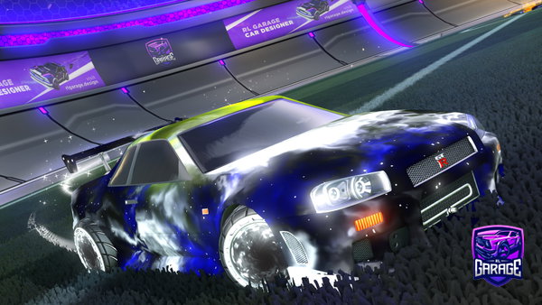 A Rocket League car design from ggsiuu