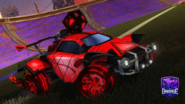 A Rocket League car design from est-oc31