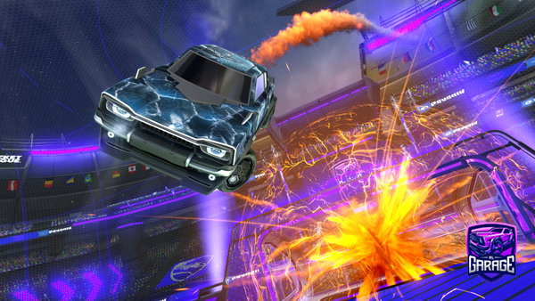 A Rocket League car design from gotitit