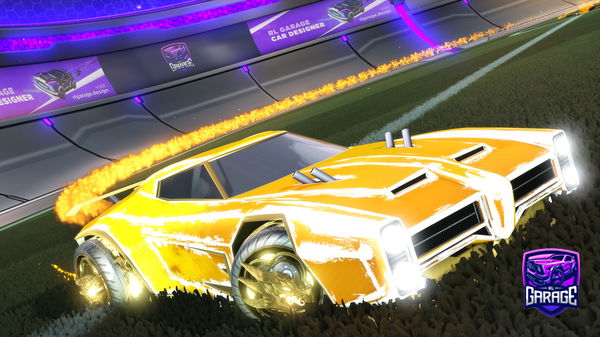 A Rocket League car design from TRA_X