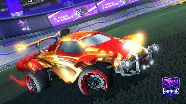 A Rocket League car design from elprozeico1297x