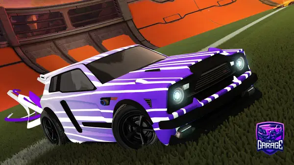 A Rocket League car design from PowerfulFlea441