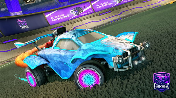 A Rocket League car design from qX__2N