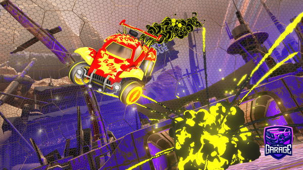 A Rocket League car design from Matimaxxx