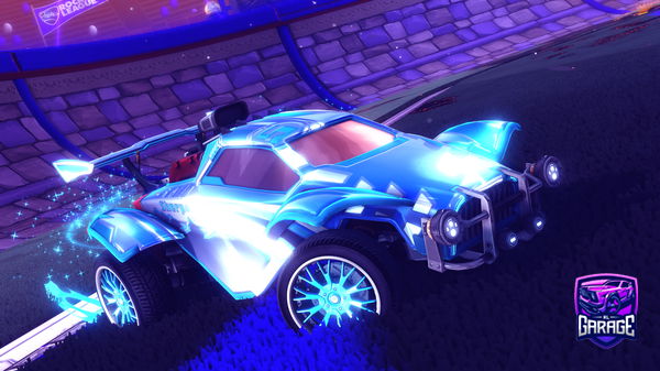 A Rocket League car design from Spew