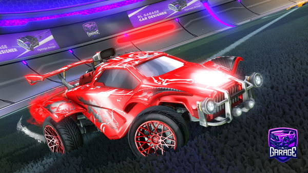 A Rocket League car design from SilverRL_