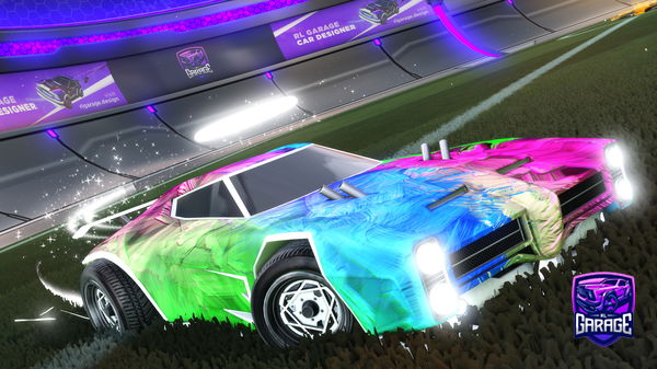 A Rocket League car design from Saynix