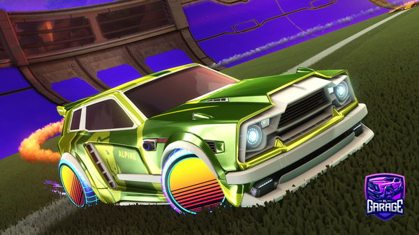 A Rocket League car design from TH3PR0PLAY3R