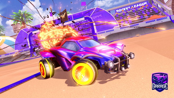 A Rocket League car design from Jackattack101311
