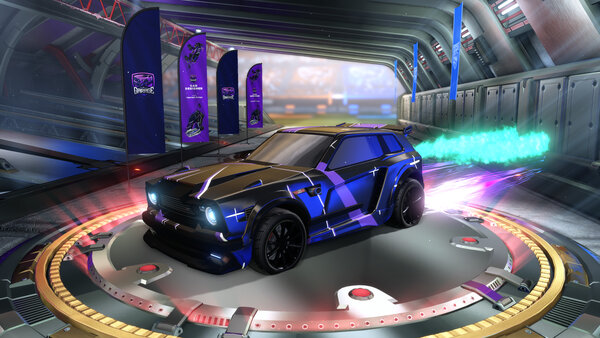 A Rocket League car design from Kexofon