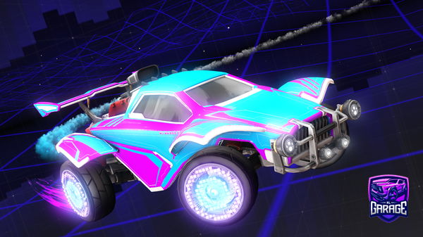 A Rocket League car design from iteachii