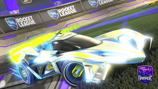A Rocket League car design from NaClSami