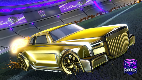 A Rocket League car design from TatemLA007