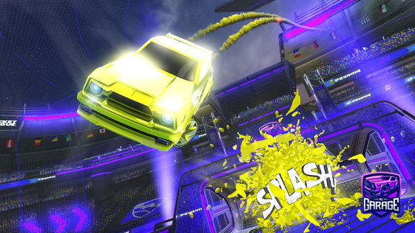 A Rocket League car design from BlueApple16