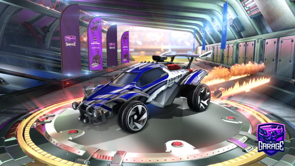 A Rocket League car design from Tecnikaz