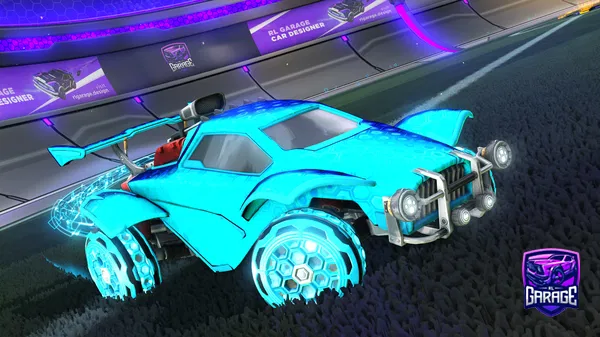 A Rocket League car design from RIZKID3Yt