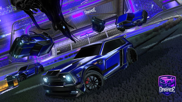 A Rocket League car design from Rockkamsen