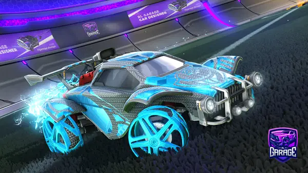 A Rocket League car design from stova