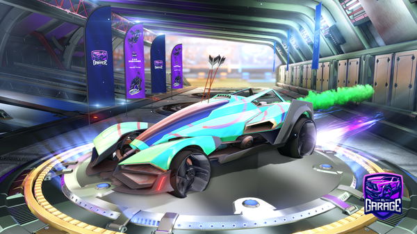 A Rocket League car design from Ayvury