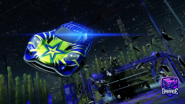 A Rocket League car design from Gio-matrixYT