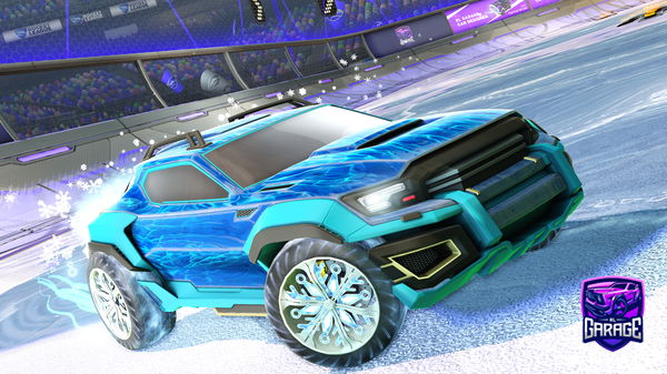 A Rocket League car design from Ghost23134