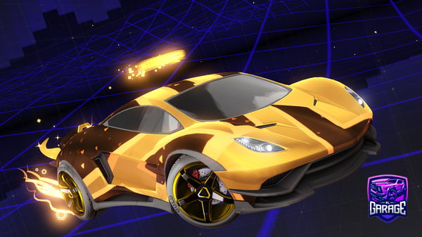 A Rocket League car design from TopBinner