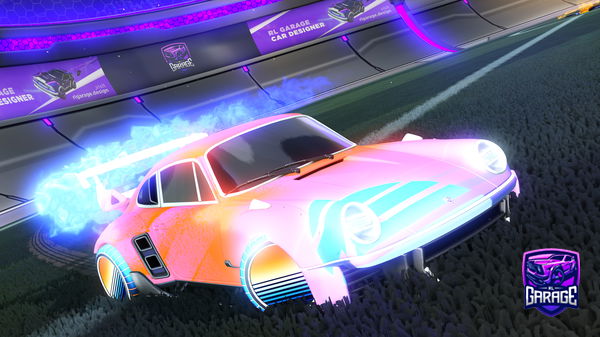 A Rocket League car design from KIABOYZ