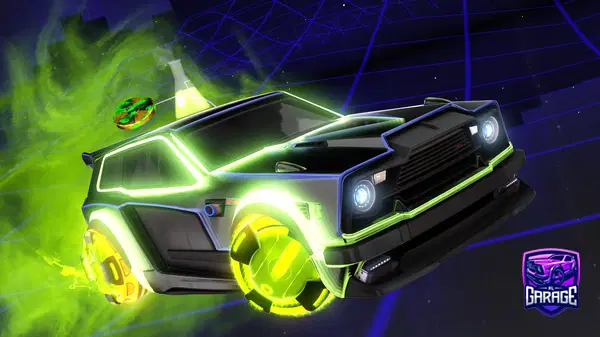 A Rocket League car design from abspielen