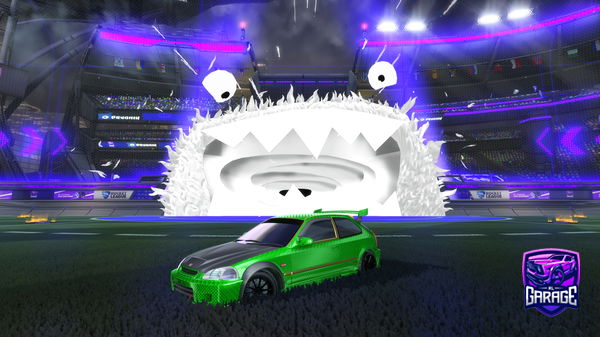 A Rocket League car design from htany