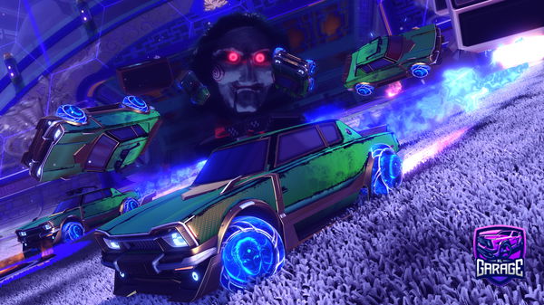 A Rocket League car design from roach138