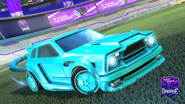 A Rocket League car design from prong