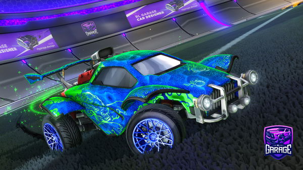A Rocket League car design from yaourt_