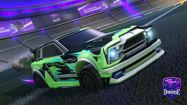 A Rocket League car design from IzarRL