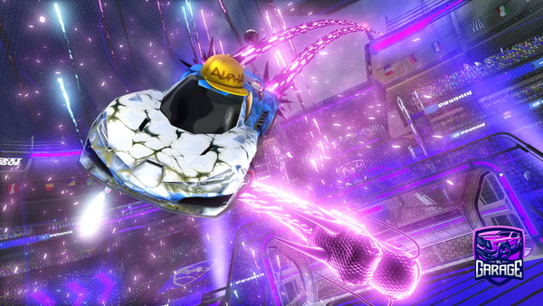 A Rocket League car design from abo-qht