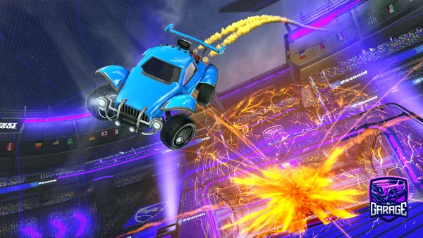 A Rocket League car design from miloinsj