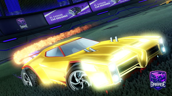 A Rocket League car design from eyejust