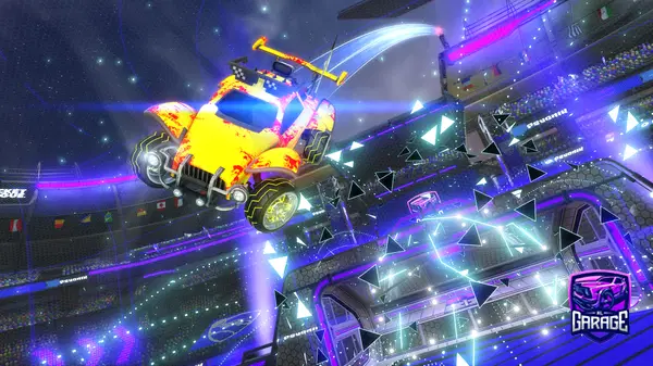 A Rocket League car design from EmeraldMasterXD